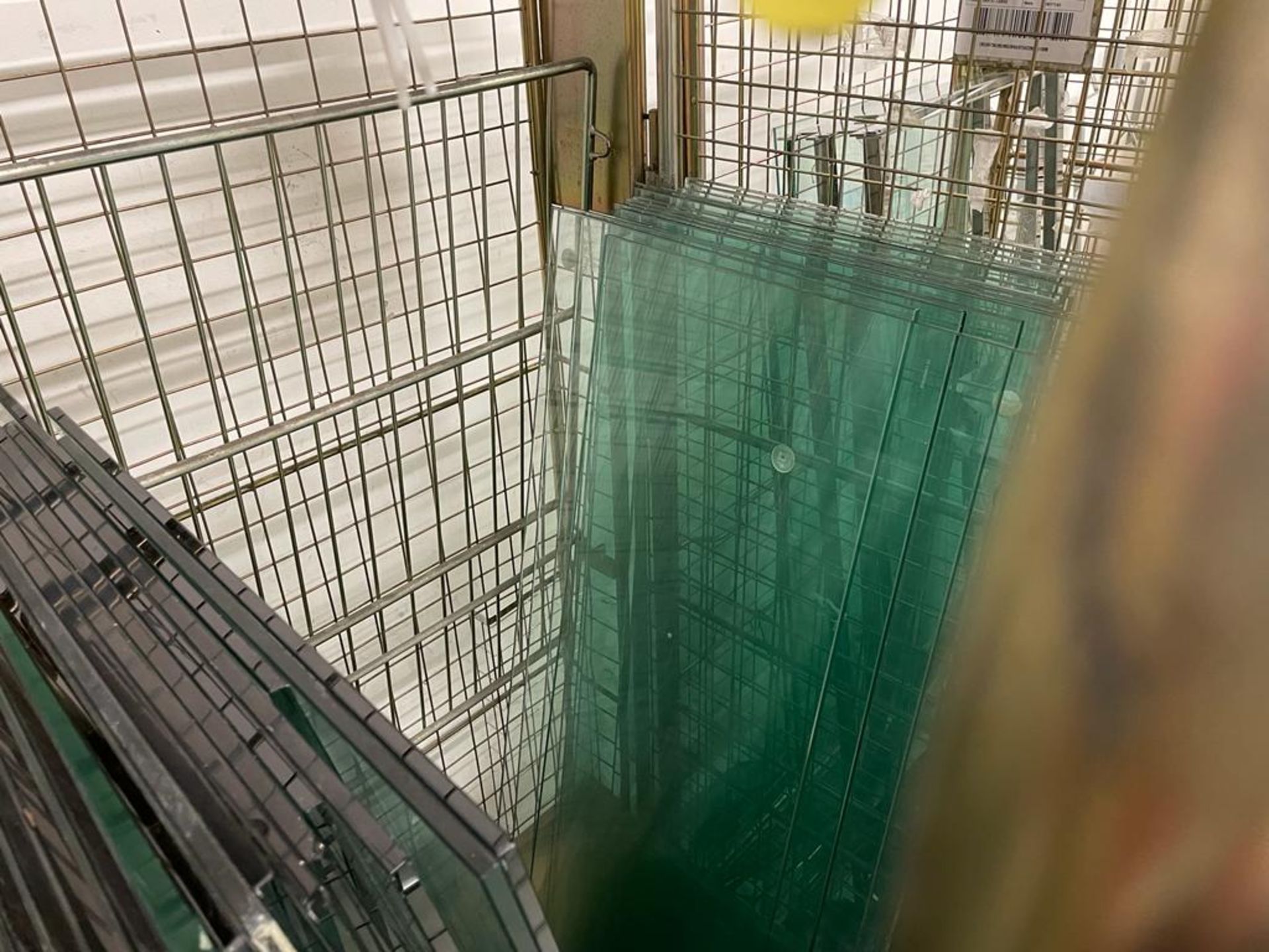 Cages x3 with Spare Glass Shelves - Image 8 of 9