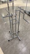 4 way adjustable clothes stand on wheels x 4