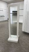 dual sided free standing mirror