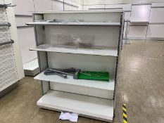 x2 White Cabinet With White Shelving