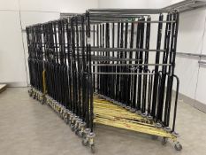 Heavy duty garment rail x 27