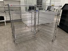 3 x shoe display aluminum racking