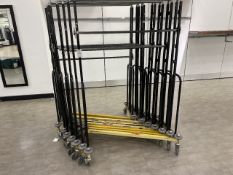 heavy duty garment rail x 8