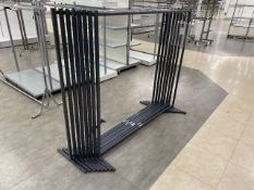 X8 Steely Metal Framed Clothing Rails