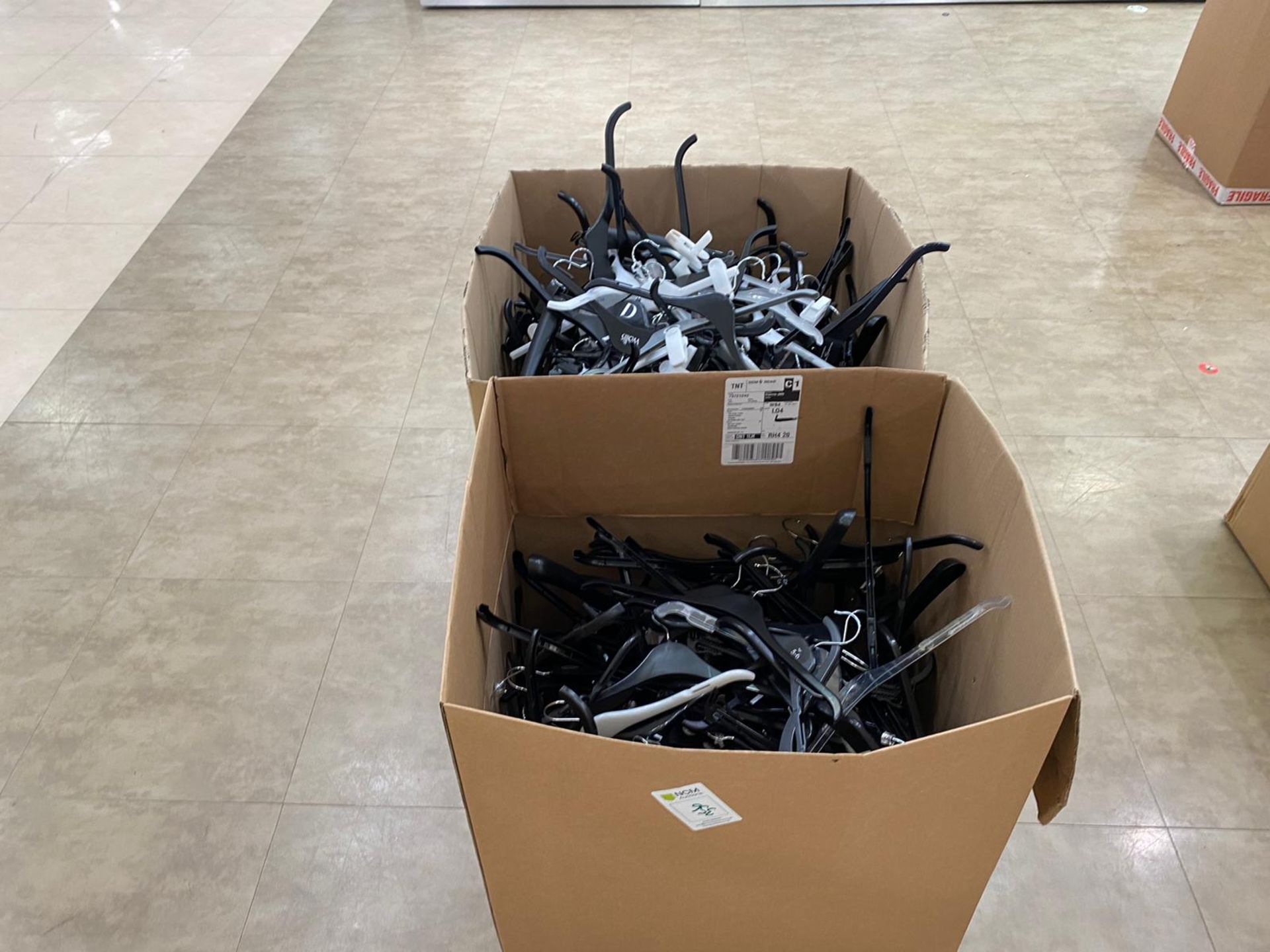 x2 Boxes of Miscilanious Coathangers