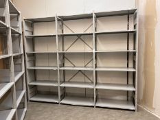 Grey Steel Racking Consisting Of 5 Shelves