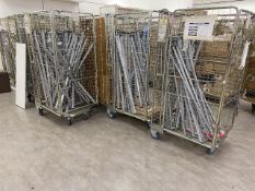 10 x pallet tower storage cages on wheels