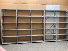 Grey Steel Racking Consisting Of 5 Shelves