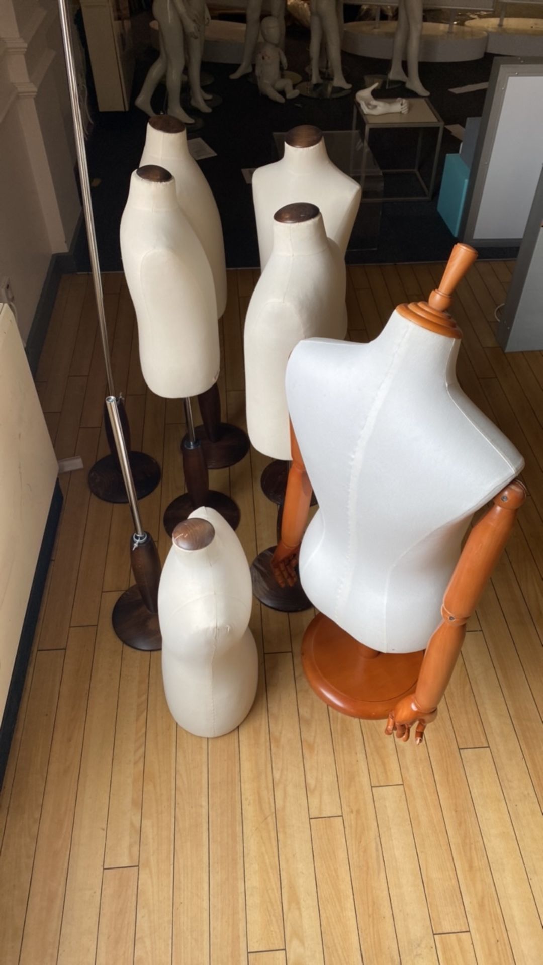 Assortment of Fabric Mannequin Busts - Image 3 of 3