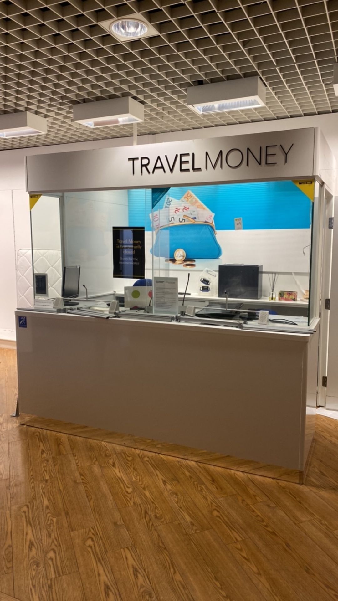 Contents of Travel Money Kiosk