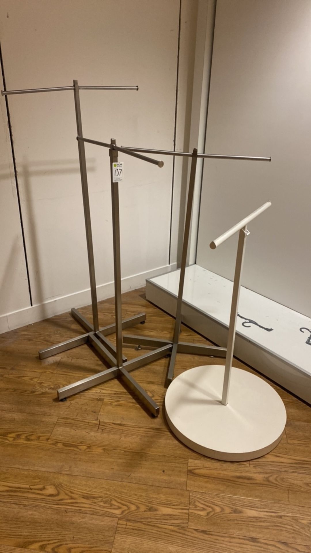 Free standing Clothing Rails X4 - Image 2 of 2