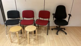 Assortment of Chairs and Stools