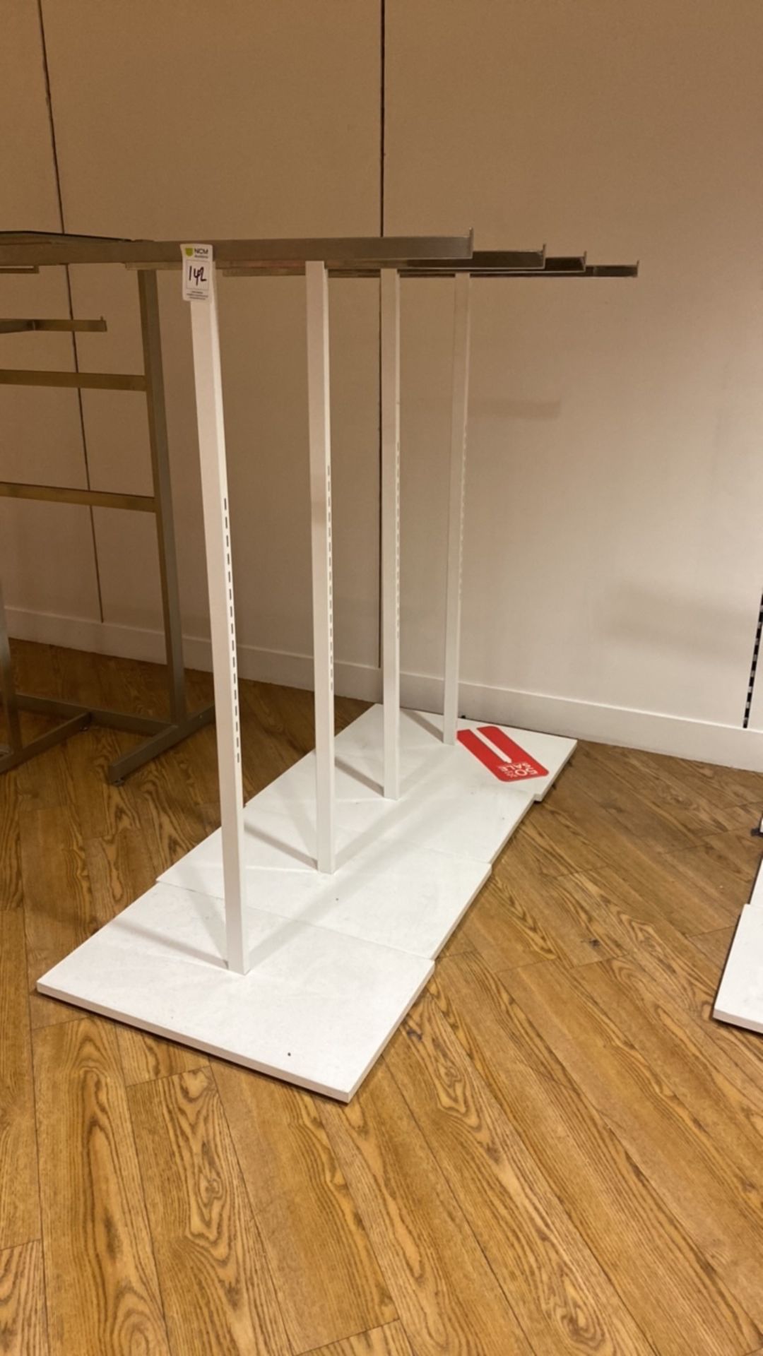 Free standing Clothing Rails X4 - Image 2 of 2