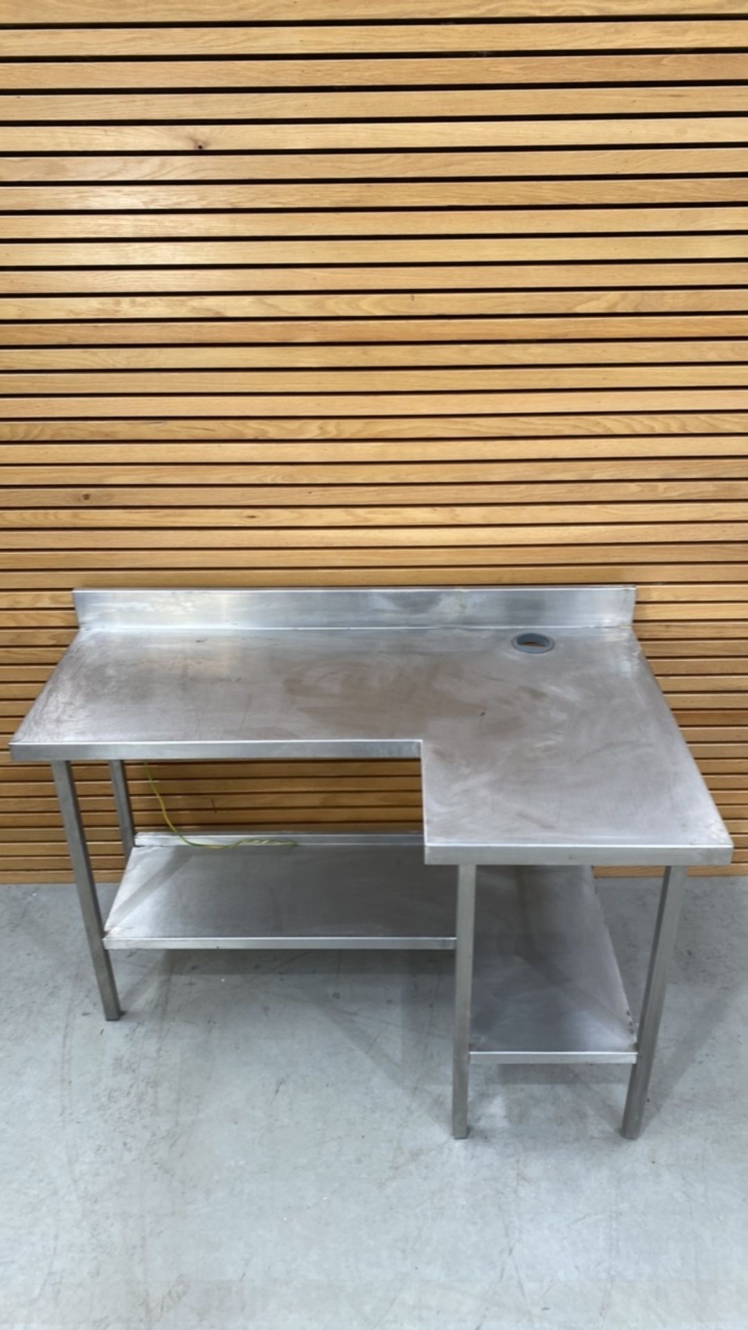 Stainless Steel Corner Preperation Table - Image 2 of 5