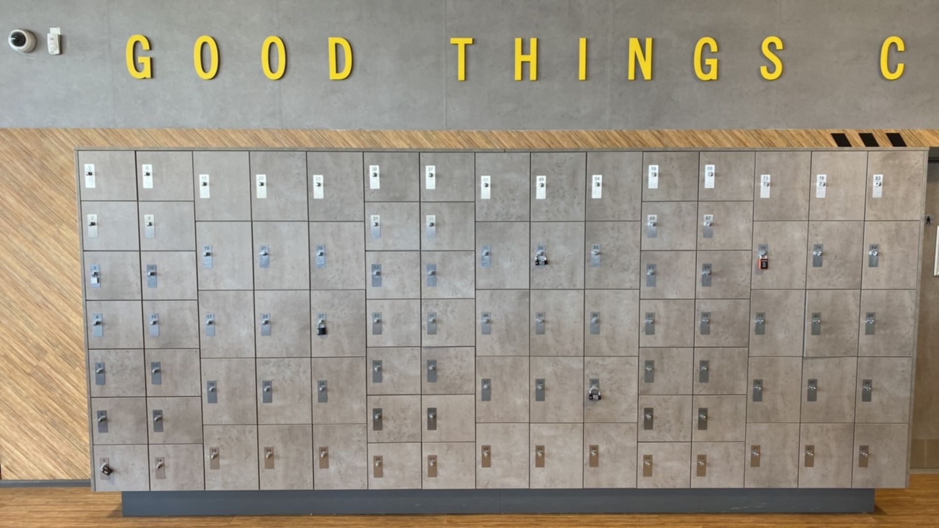 Set Of Lockers Rack