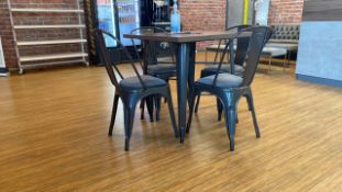 Tolix Style Chair X4 and Table