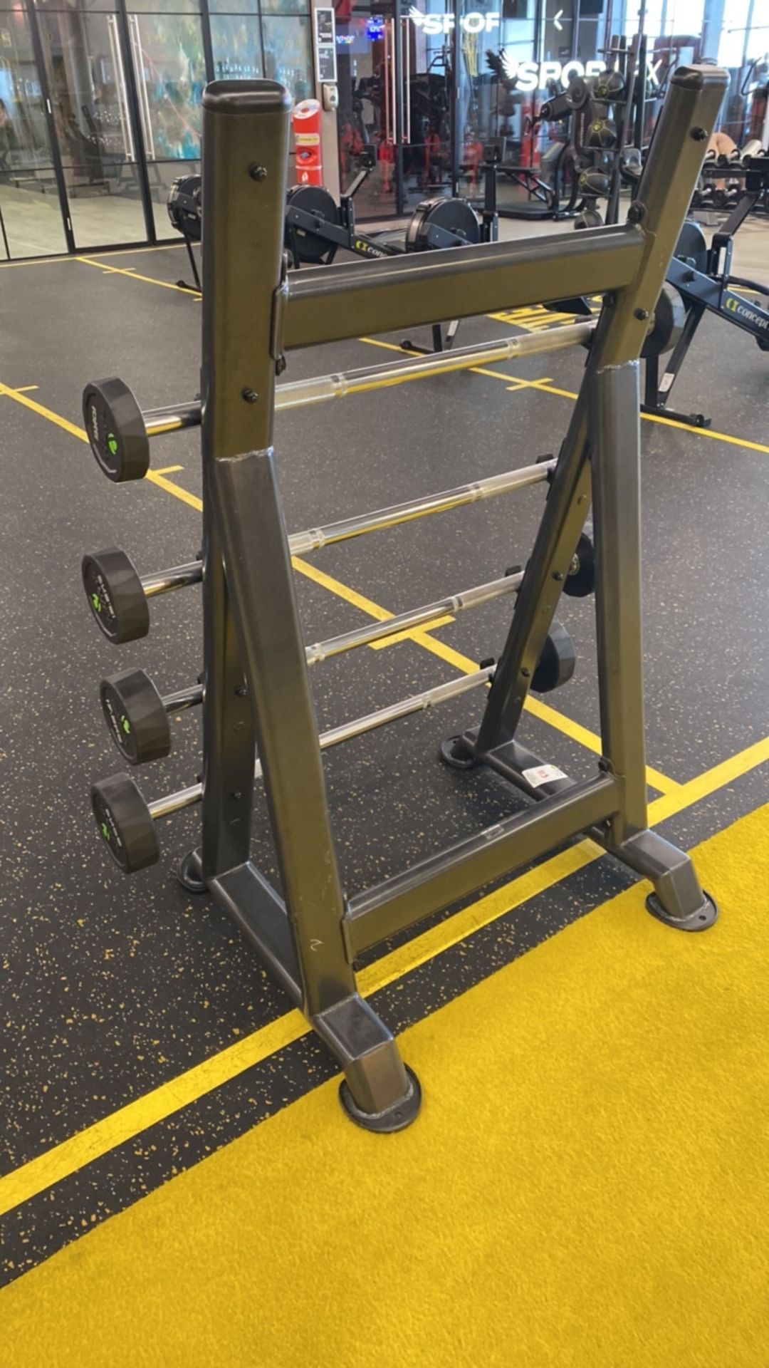 Set Of Tufftech Bar Weights And Rack - Image 3 of 3