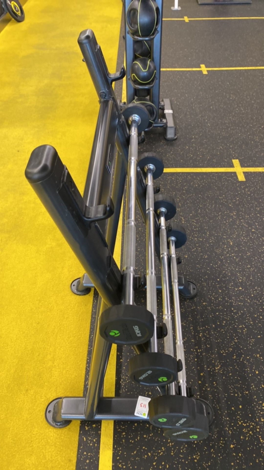 Set Of Tufftech Bar Weights And Rack - Image 2 of 3