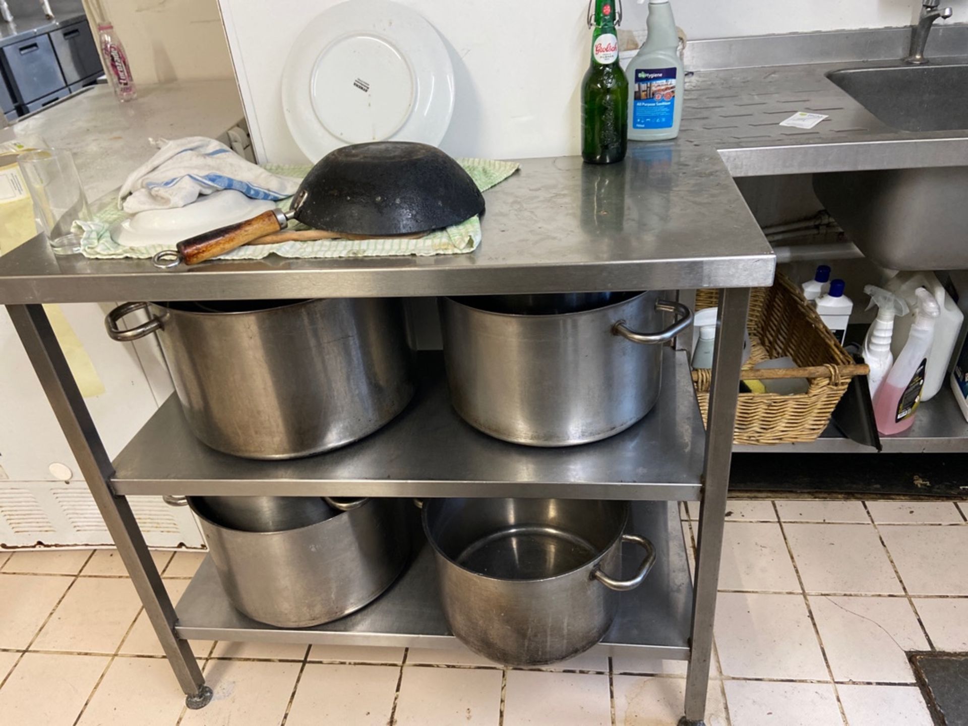 Stainless Steel Preparation Station