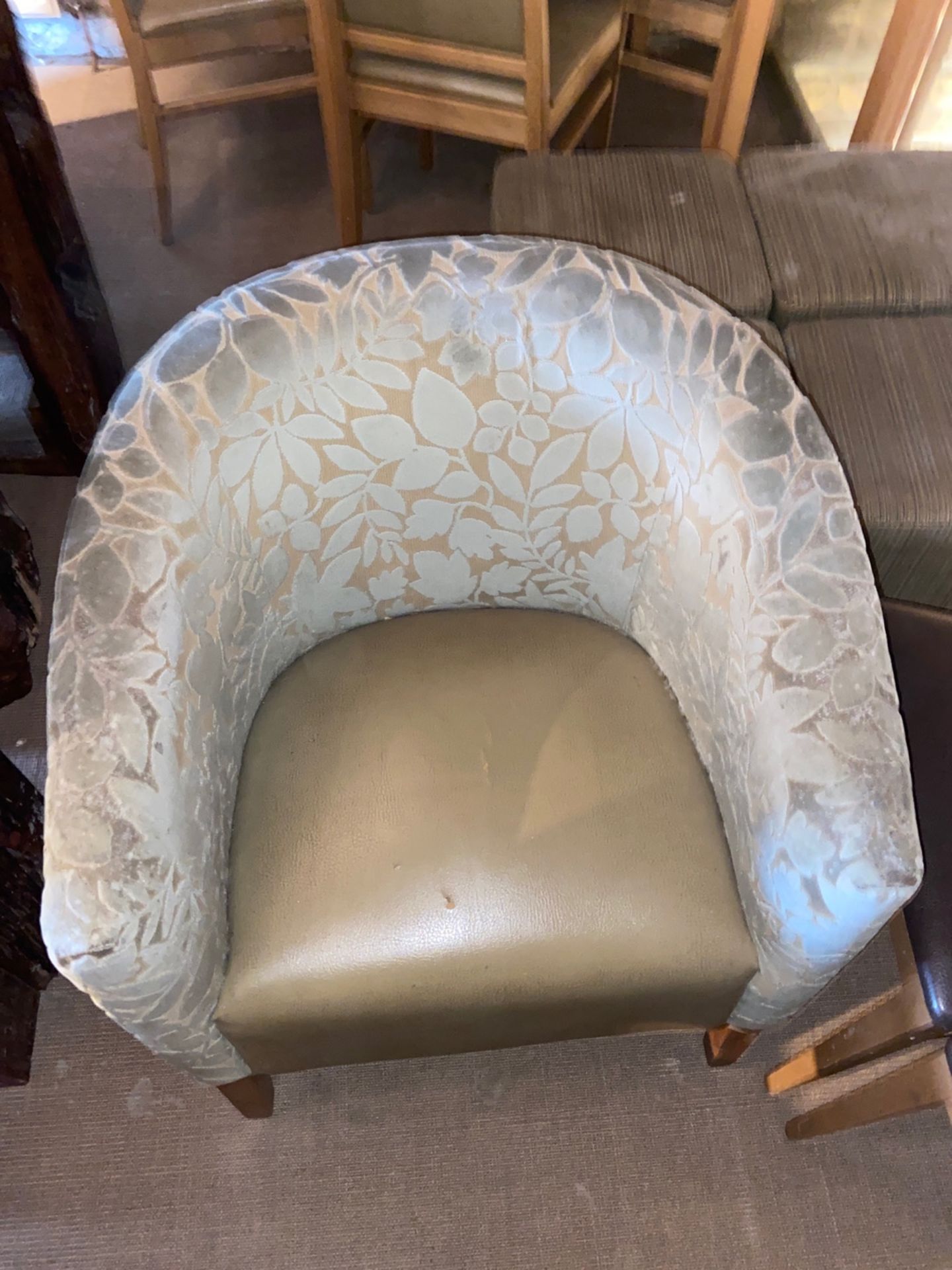 Dino Tub Chair Flower Design - Image 2 of 3