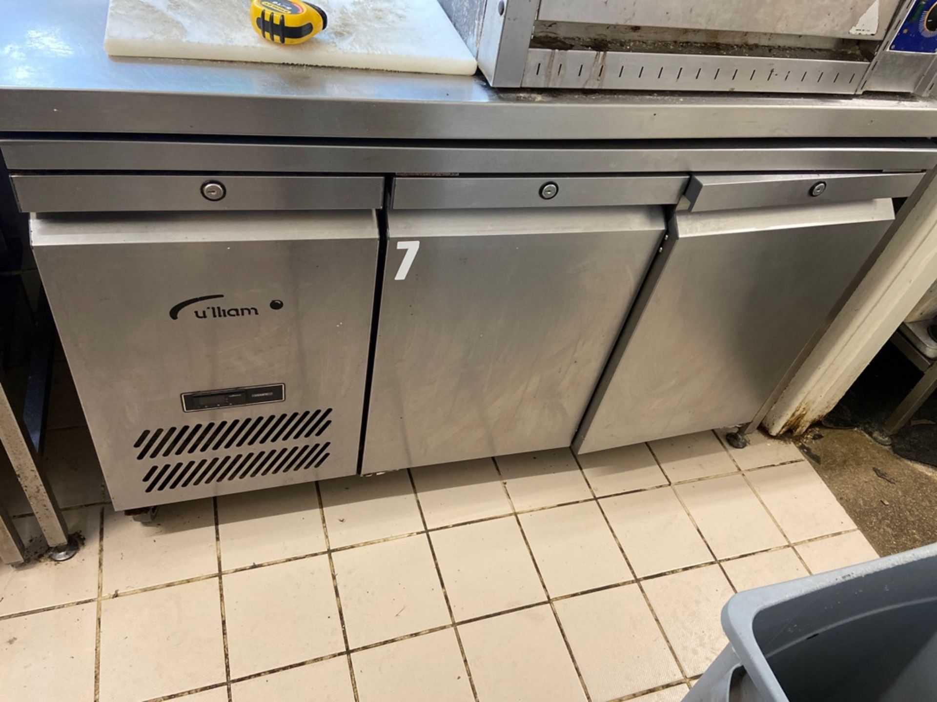 Williams 2 Door Bench Fridge