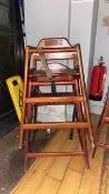 Wooden High Chairs x3