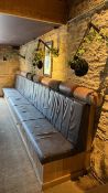 Leather Banquette Bench