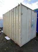 12ft storage container cabin