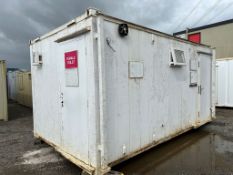 16ft toilet block cabin welfare container