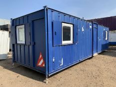 32ft Portable Office Site Cabin Canteen Anti Vanda