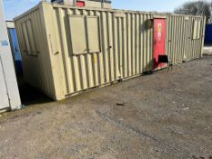 32ft anti vandal site office welfare unit canteen container