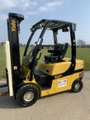 Yale 2.5 Diesel Forklift Container Spec 2014
