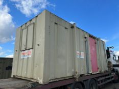 20ft site office cabin welfare container