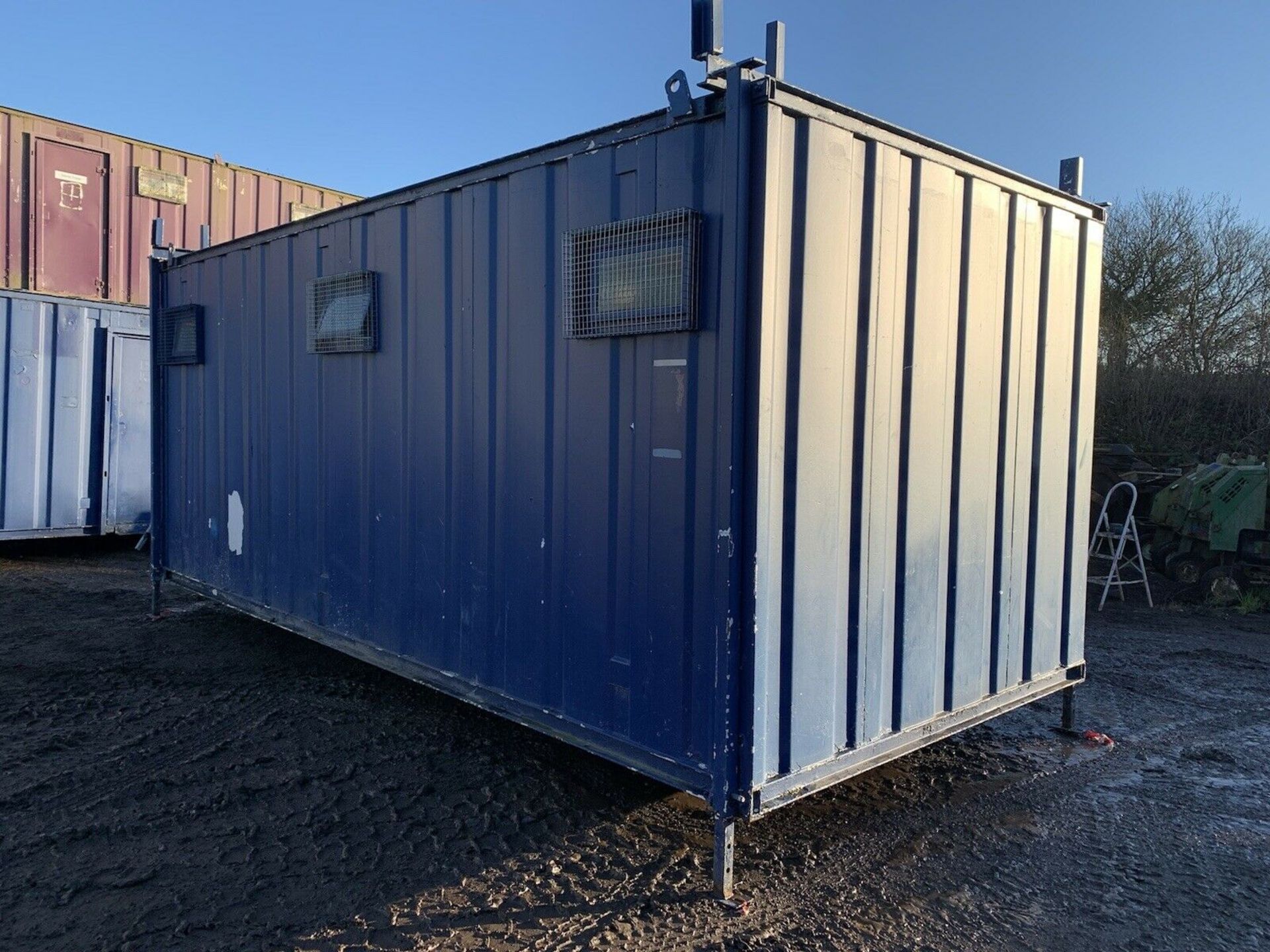 Portable Toilet Block Site Loo Anti Vandal Steel C - Image 2 of 11