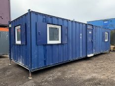 32ft Portable Office Site Cabin Canteen Unit