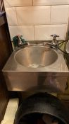 Small hand washing sink
