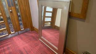 Large Metal Framed Mirror