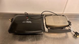 George Foreman & Breville toastie machines