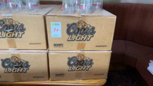 Quantity Of New And Used Coors Light Glasses