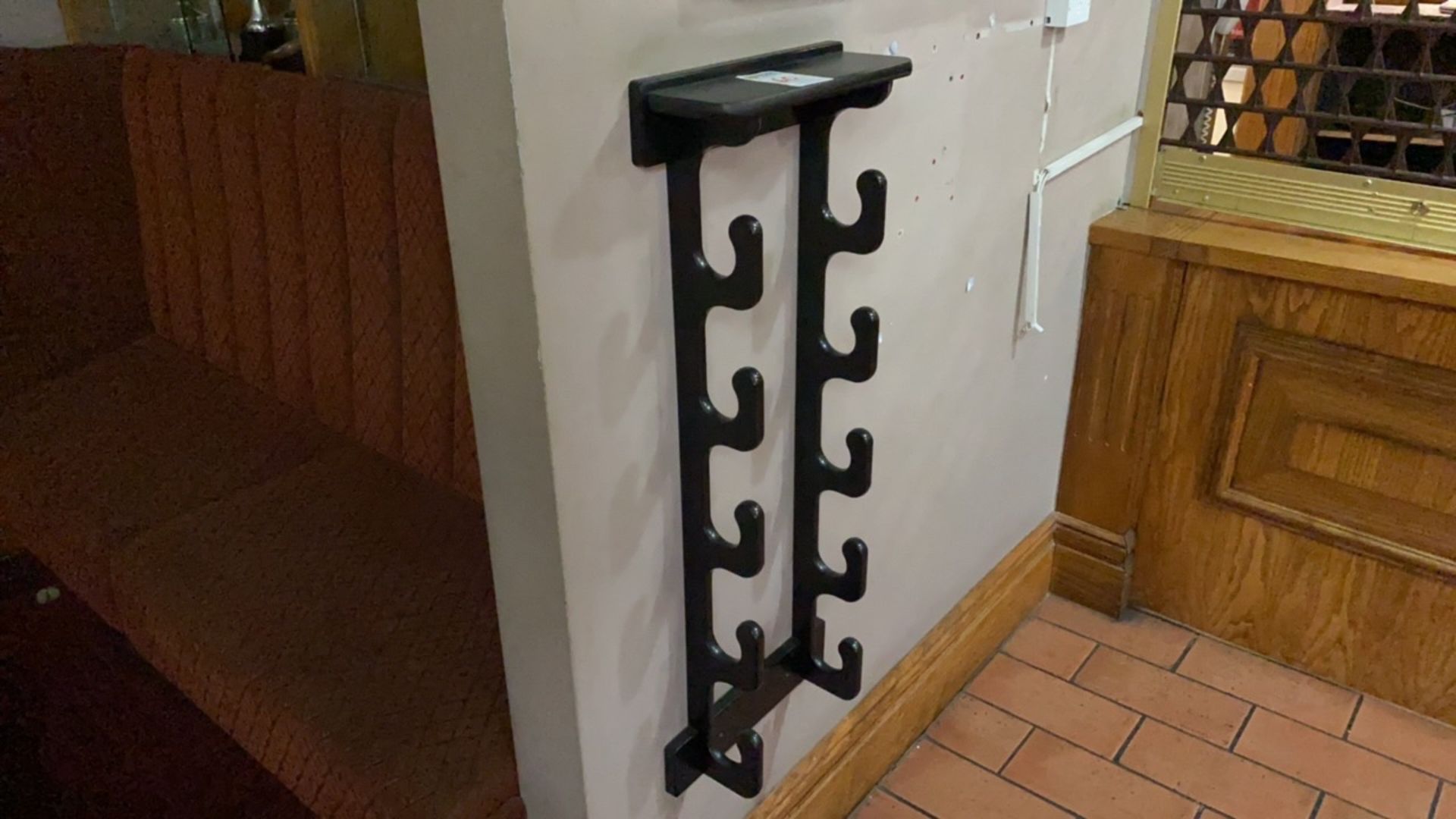 Black Wall Mounted Newspaper Rack - Image 2 of 3