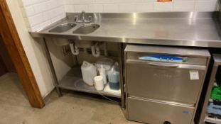 Preparation Station with Double Sink