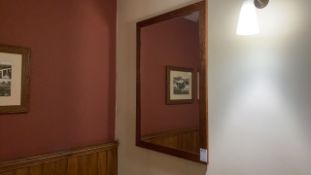 Wooden Framed Mirror