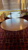 Wooden Circular tables