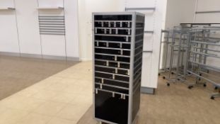 Freestanding Cosmetic Rack With Storage