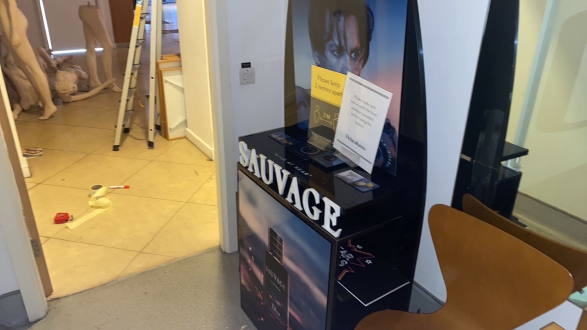 Dior Sauvage Cosmetic Display Freestanding Unit - Image 2 of 5