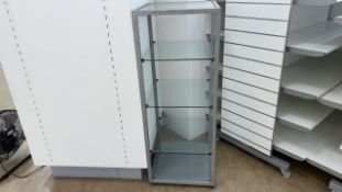 Metal Framed Glass Display Cabinet