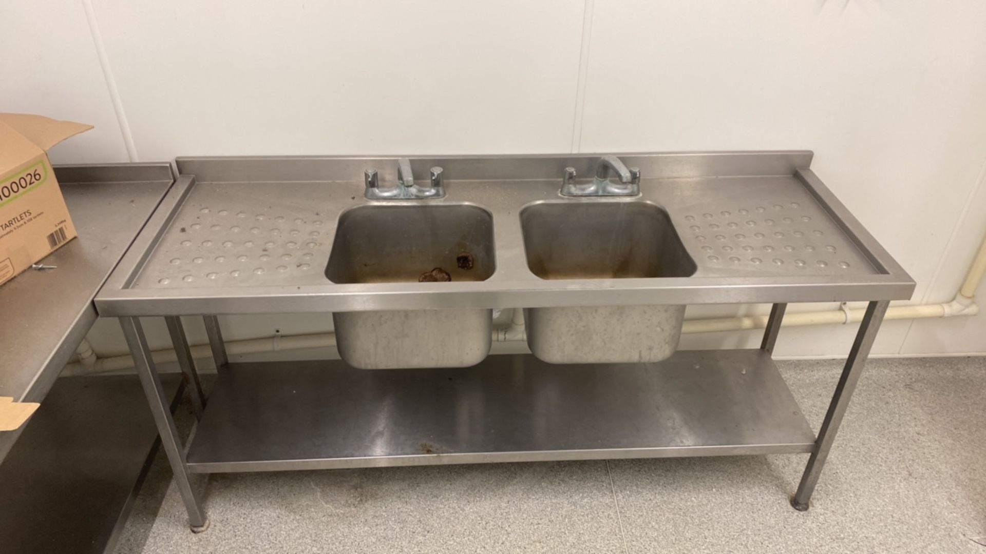 Stainless Steel Double Sink Unit - Image 2 of 2