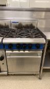 Blue Seal 4 Burner Range with Oven