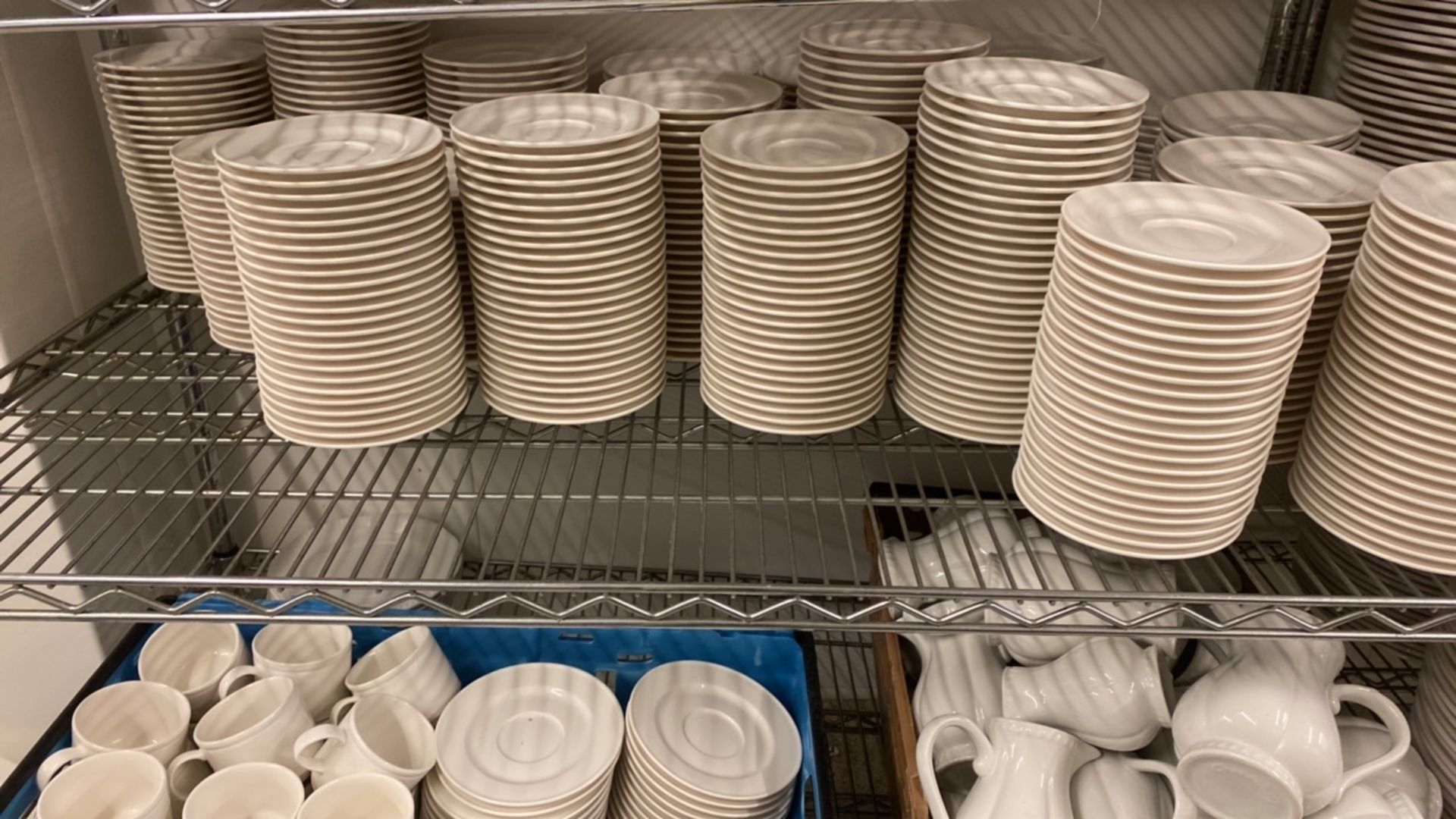 Large Quantity of Crockery on Adjustable Racking - Image 3 of 4