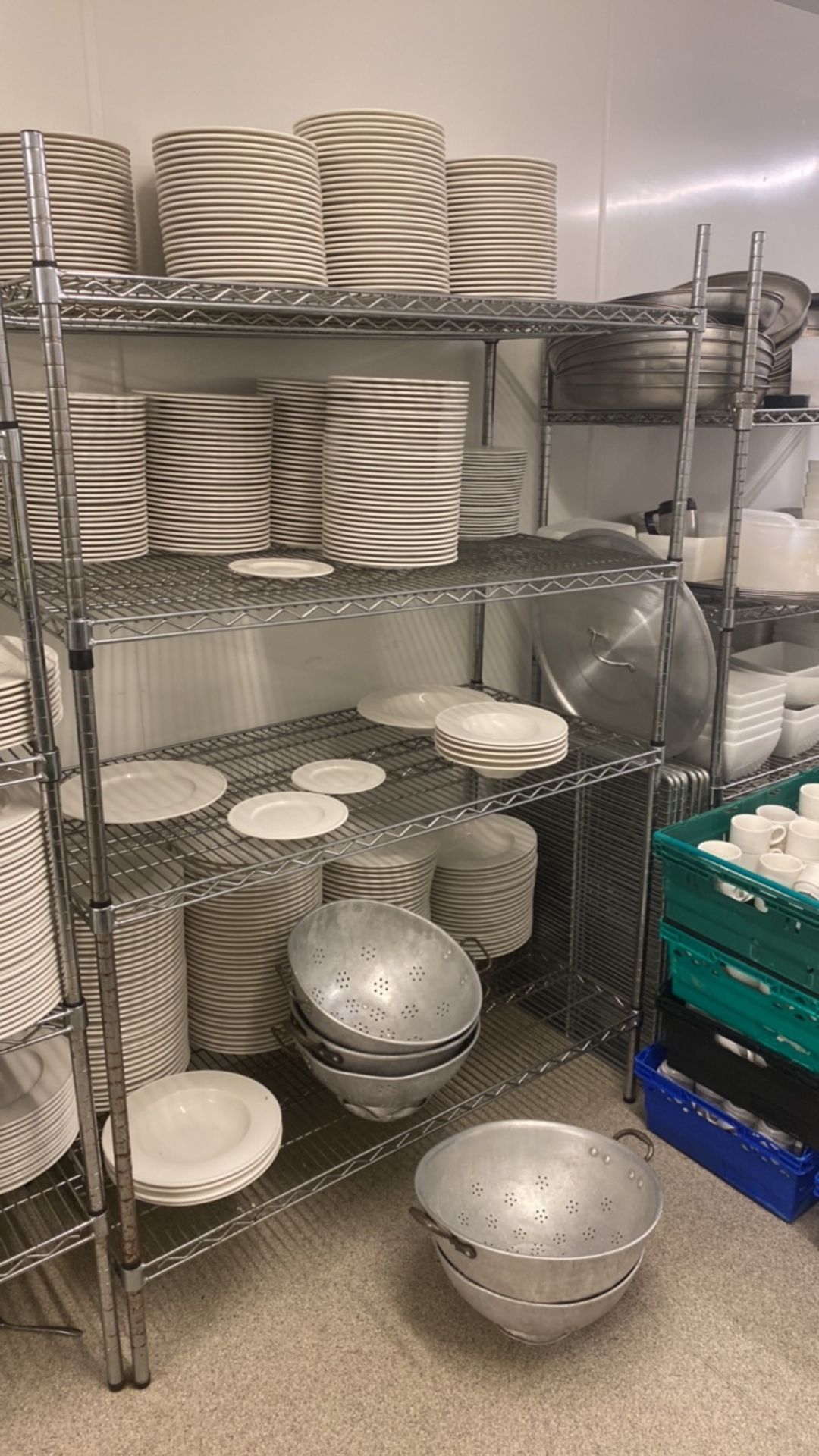 Large Quantity of Crockery on Adjustable Racking - Image 2 of 2